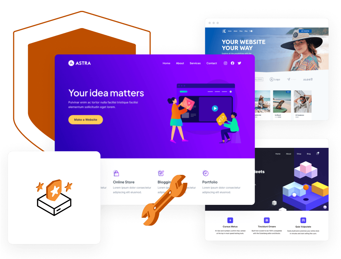 Website Security - Provides comprehensive website security